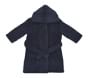 Open Box: Solid Sherpa Robe, Medium - Navy