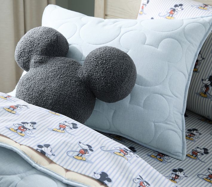 Disney Home x Sanderson Mickey Mouse Pillow | Pottery Barn Kids