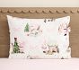 Blush Holly Jolly Santa Duvet Cover &amp; Shams