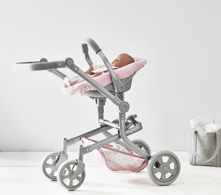 Car Seat Pink Convertible Doll Stroller Baby Doll Convertible Travel  Stroller For Girls