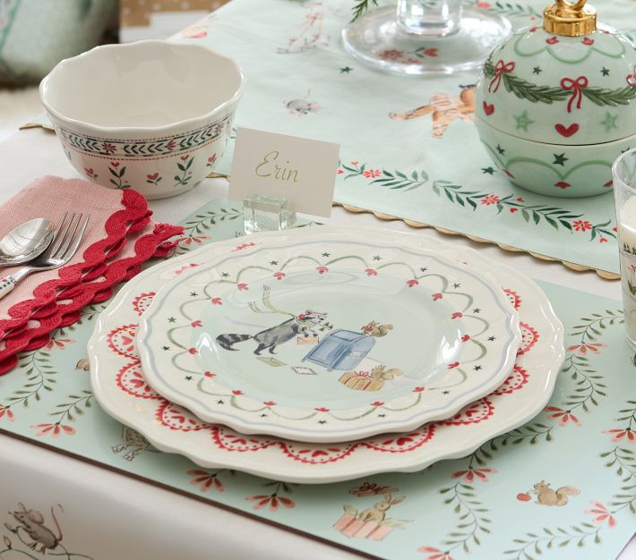 Riley Sheehey Christmas Plate | Pottery Barn Kids