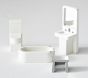 Bathroom Dollhouse Accessory Set