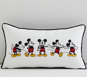 Disney Mickey Mouse Lumbar Pillow | Pottery Barn Kids