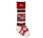 Natural Fair Isle Christmas Stocking Collection