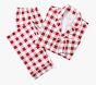 Adult Silky Tencel Check Pajama Set