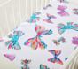 EttaVee Organic Butterfly Crib Fitted Sheet