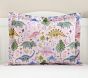 Floral Dino Organic Duvet Cover &amp; Shams