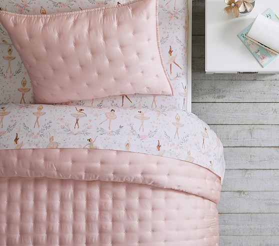 Bright Pom-Pom Kids' Comforter Set | Pottery Barn Kids