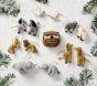 Felted Noah's Ark Ornaments, Set of 13