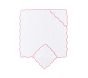 Organic Scallop Baby Hooded Towel &amp; Washcloth Set