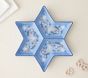 Rifle Paper Co. Hanukkah Shaped Divided Ceramic Platter