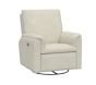 Open Box: Dream Swivel Glider Power Recliner - Performance Heathered Basketweave Alabaster White