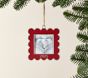 Open Box: Scallop Enamel Frame Ornament, 2025 - Red