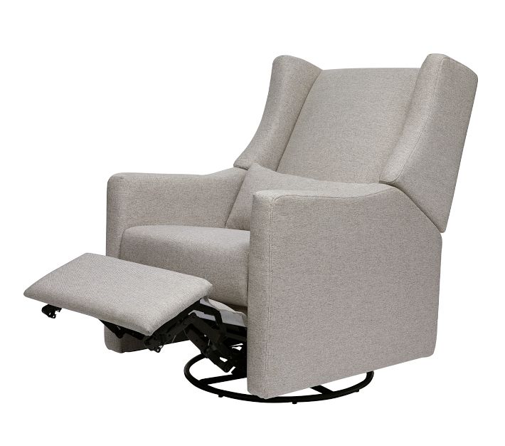 Babyletto Kiwi Swivel Glider Recliner Chair & Nursery Ottoman