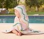 Wavy Stripe Baby Beach Hooded Towel UPF 50+