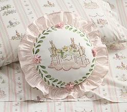 Riley Sheehey Bunny Tea Party Pillow