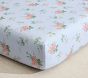 Hill House Home Floral Organic Crib Fitted Sheet