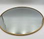 Open Box: Metal Round Mirror (30") - Gold
