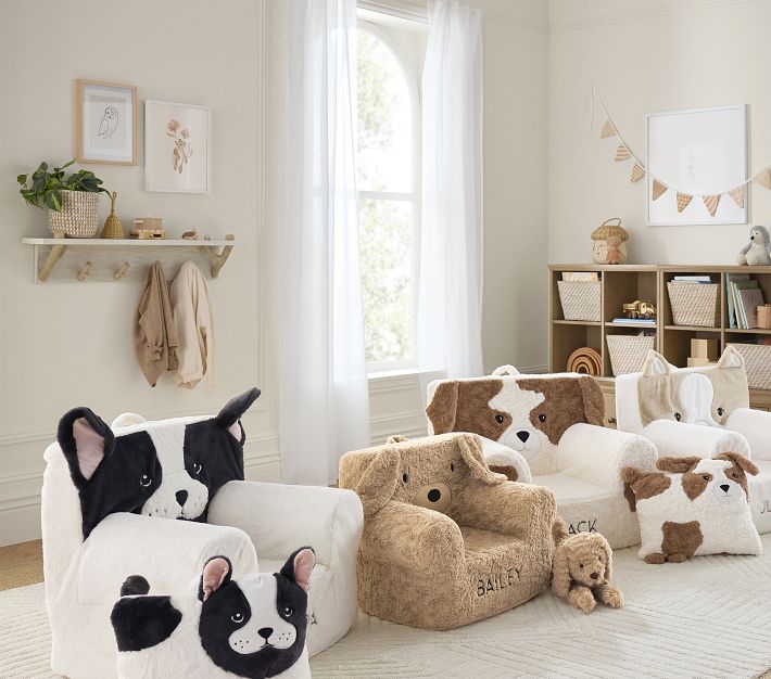Anywhere Chair®, Cozy Critter Bailey Labradoodle | Pottery Barn Kids