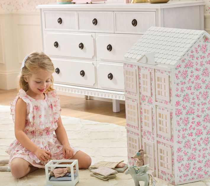 ドールハウス LoveShackFancy Antoinette Floral Dollhouse | Pottery Barn Kids