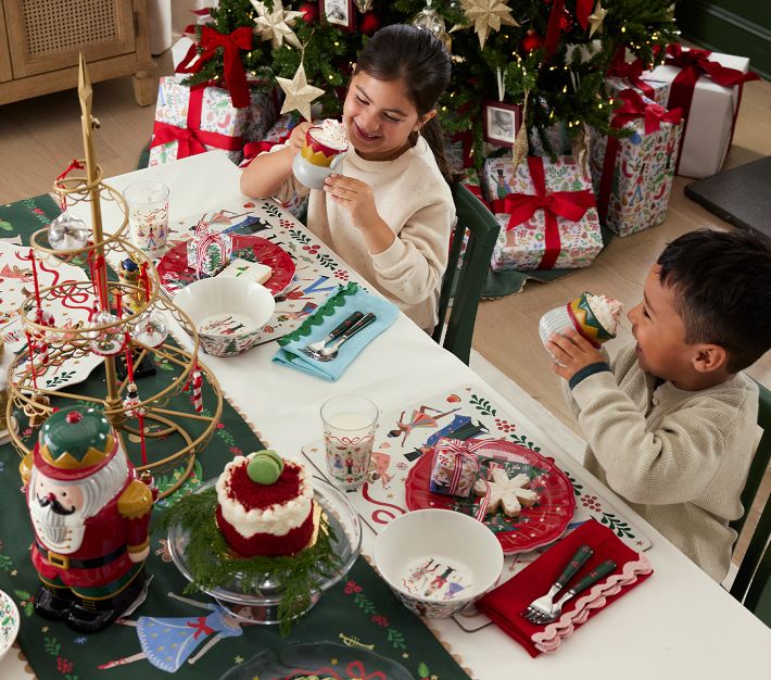 Rifle Paper Co. Christmas Shaped Mugs Set | Pottery Barn Kids