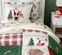 Holly Jolly Santa Quilt Bedding Set