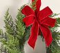 Mini Cedar Ribbon Wreaths, Set of 3