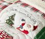 Holly Jolly Santa Quilt Bedding Set