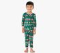 Green Fair Isle Organic Cotton Kid Pajama Set