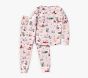 Holiday Cats Bamboo Viscose Tight Fit Kid Pajama Set