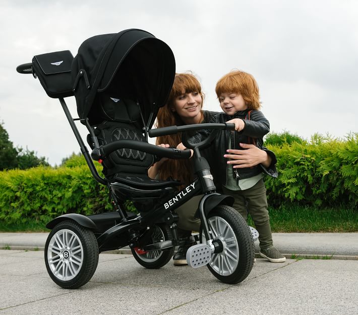 Bentley 6-in-1 Stroller Trike, Onyx Black
