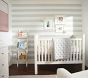 Brushed Fog Modern Leaning Shelf