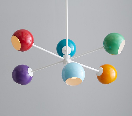 Colorful Globe Chandelier