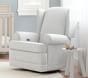 Open Box: Wingback Recliner Power Chenille Plain Weave Washed Blush
