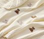 Dreamy Luxe Knit Teddy Bear Baby Blanket