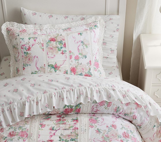 LoveShackFancy Cabbage Floral Sheet Set | Pottery Barn Kids