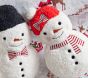 Suzie Snowgirl &amp; Sammy Snowman Pillow Set
