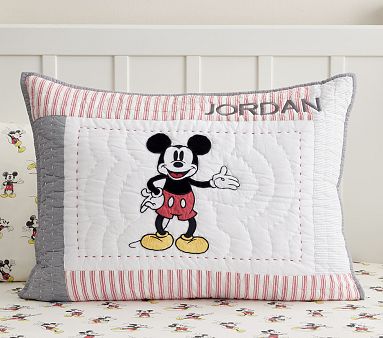 Disney Mickey Mouse Patchwork Standard Sham
