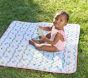 Pastel Stripe Floral All Weather Playmat