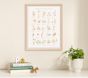 Minted® Disney's Winnie the Pooh Alphabet Framed Wall Art by Sabrin Deirani