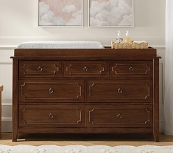 Ava Regency 7-Drawer Dresser & Topper Set (56w x 19d")