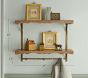 Chris Loves Julia Metal and Wood Tiered Shelf (24"x 18")