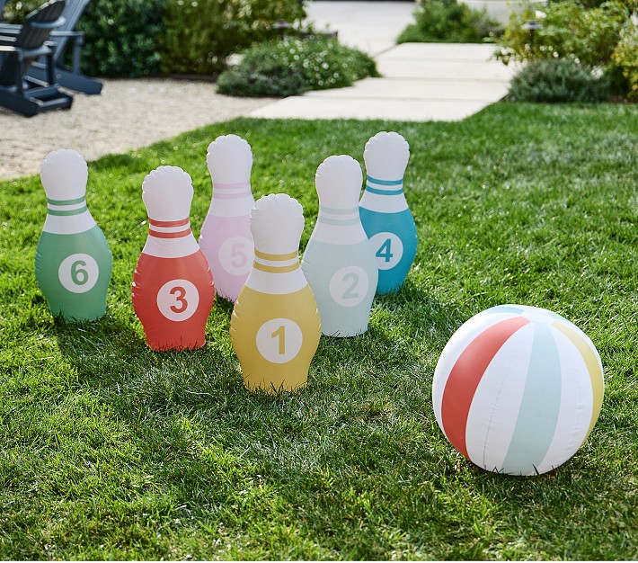 Oxybul Bowling En Mousse Pour Enfants 3-6 Ans - 6 Quilles + Balle + Tapis + Sac