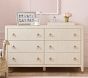 AERIN Raffia 6-Drawer Dresser (56w x 19d")