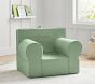 Oversized Anywhere Chair®, Sage Twill Slipcover Only