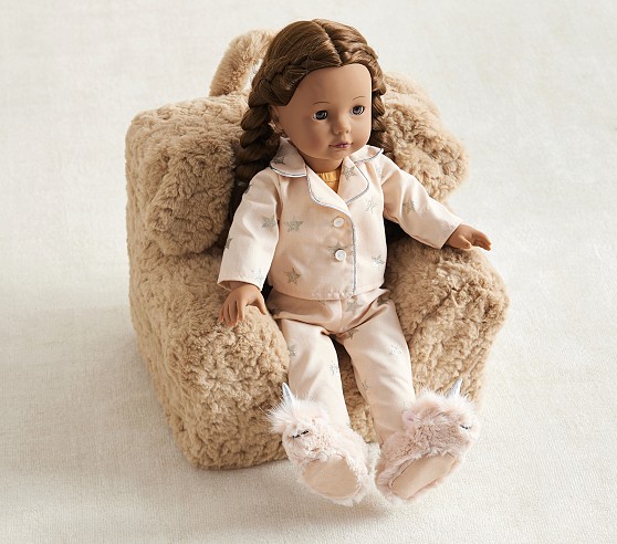 Doll Anywhere Chair Faux Fur Seat | Pottery Barn Kids