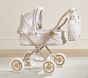 Winter Filagree Doll Pram Stroller