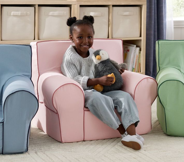 Anywhere Chair, Monochrome Twill Collection | Pottery Barn Kids