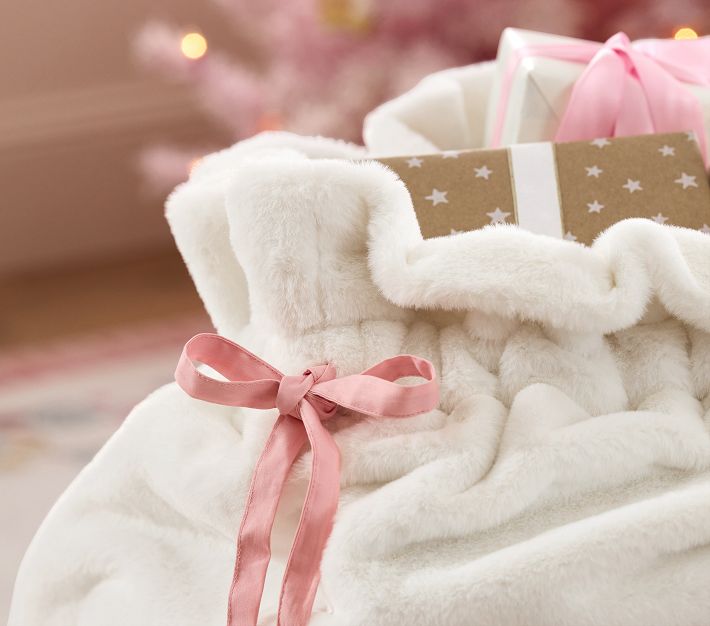 Hello Kitty® Santa Bag – Faux Fur Gift Sack | Pottery Barn Kids