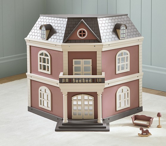 La Belle Maison Furnished French Corner Dollhouse | Pottery Barn Kids